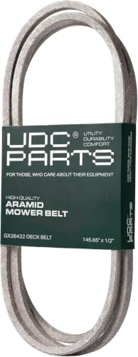 UDC Parts GX26422 Mower Deck Belt Replacement for John Deere Z325E 54 Inch Z375R Z330M Z330R, John Deere 48 Inch Z355E Z355R 