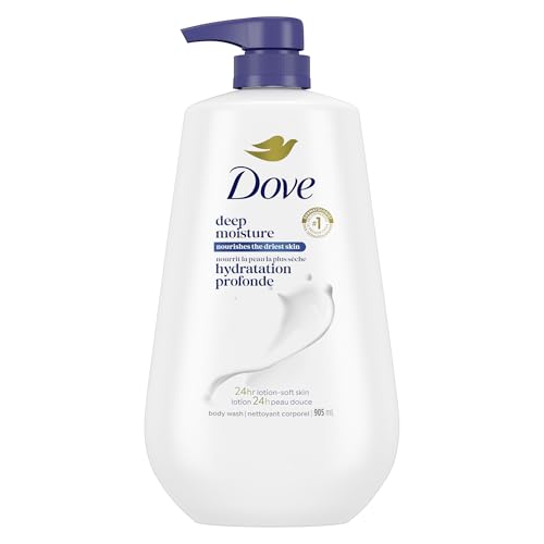 Dove Body Wash with Pump with Skin Natural Nourishers Instantly Soft Skin and Lasting Nourishment Deep Moisture Cleanser Effe