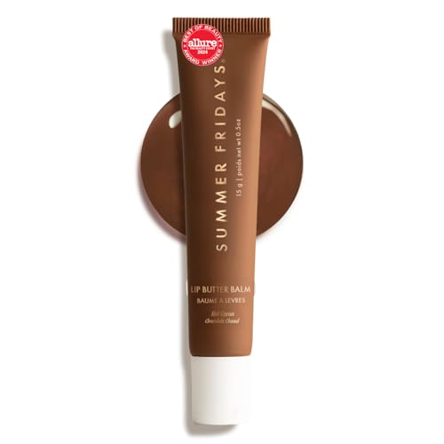 Summer Fridays Tinted Lip Butter Balm - Conditioning Vegan Lip Balm for Instant Moisture, Shine & Hydration - Sheer-Tinted, S