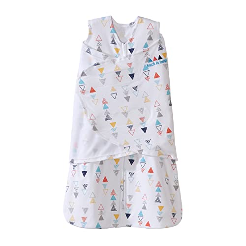 HALO SleepSack Swaddle | Cotton | 1.5 TOG | 68-75°F | 6-12 lbs |Triangle