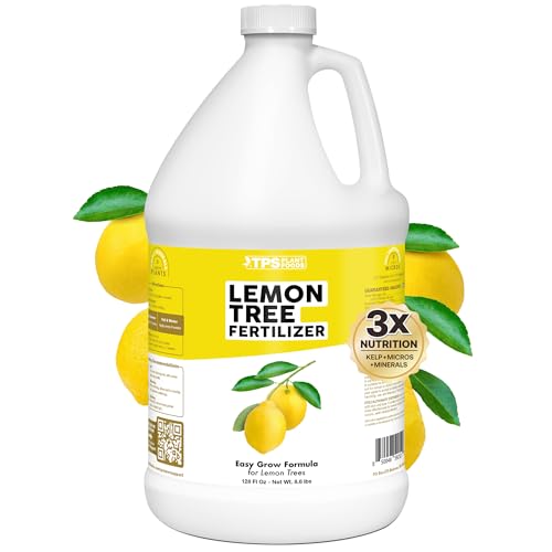Lemon Tree Fertilizer – Liquid Plant Food for Healthy Growth & Blooms, 1Gal