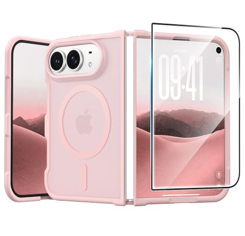 FNTCASE for iPhone Duo Case, with Screen Protector, Compatible with Magsafe