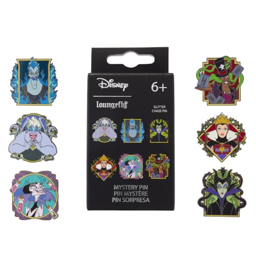 Loungefly Disney: Villains - Framed - Mystery Box Pin - Chance of Chase - Collectible Pins