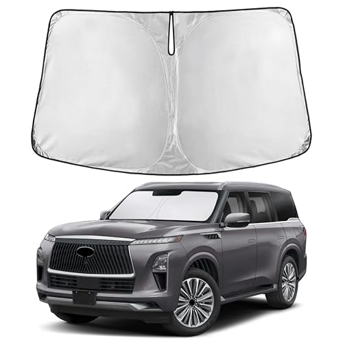 EcoNour Windshield Sunshade Compatible for Infiniti QX80 2014-2023 2024