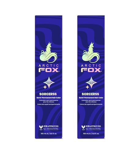 ARCTIC FOX Semi-Permanent Hair Color Sorceress - Vegan - 2 x 5.6 oz