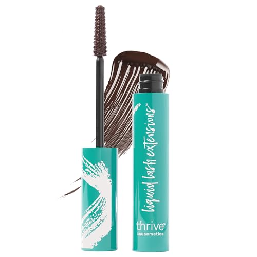 Thrive Causemetics Liquid Lash Extensions Mascara, Brown Black Shade