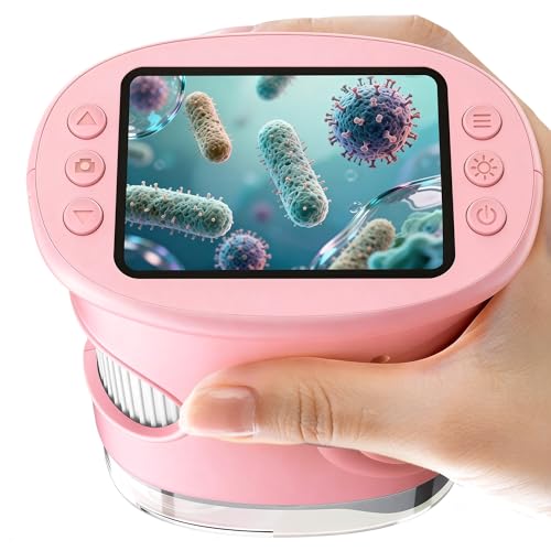 1000X Handheld Digital Microscope for Kids: Pocket Microscope with 2.0" IPS Screen - STEM Toys Birthday Gifts for Girls Boys 
