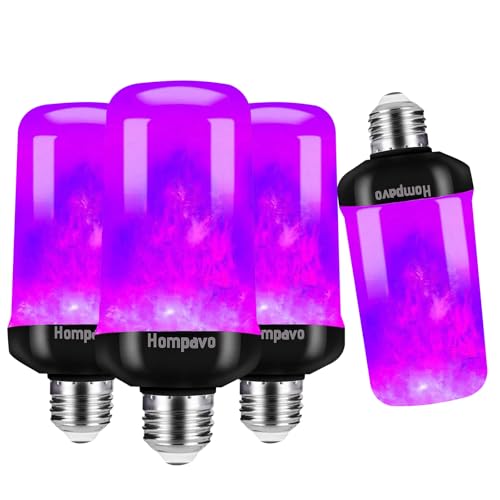 Hompavo 【Upgraded Flame Light Bulbs for Home Decor with Upside Down Effect