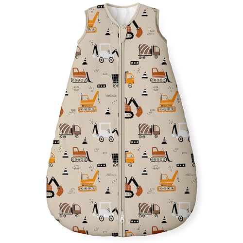 Yoofoss Baby Sleep Sack 6-12 Month 1.5TOG 100% Organic Cotton 2-Way Zipper