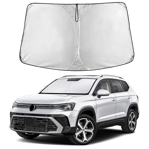 EcoNour Windshield Sunshade Compatible for Volkswagen VW Taos 2022-2026