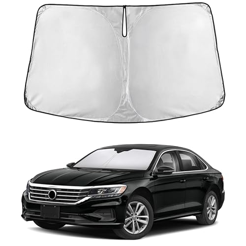 EcoNour Windshield Sunshade Compatible for Volkswagen VW Passat 2012-2022