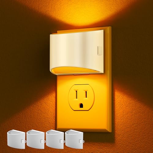 DORESshop Night Light, Night Lights Plug into Wall, Adjustable, Amber