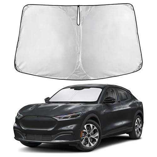 EcoNour Windshield Sunshade Compatible for Ford Mustang Mach-E 2021-2026