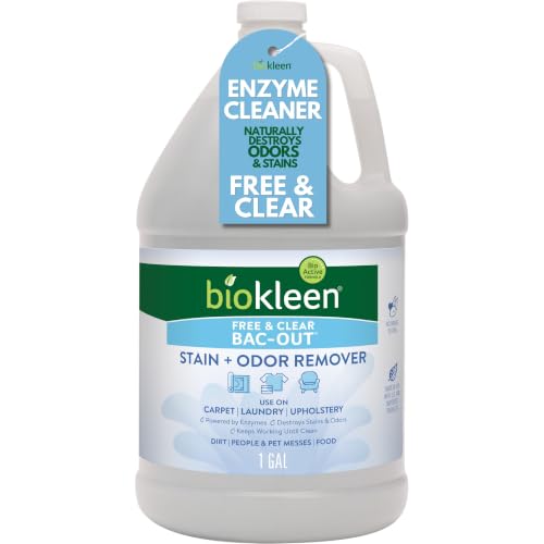Biokleen Bac Out Enzyme Cleaner, Stain & Pet Odor Eliminator, Unscented