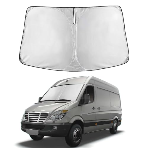 EcoNour Windshield Sunshade Compatible for Dodge Sprinter 2004-2009