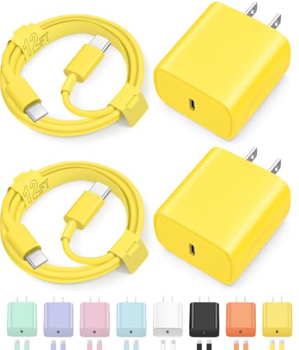 12FT iPhone 17 16 15 Charger Fast Charging Type C Chargers USB C Charger