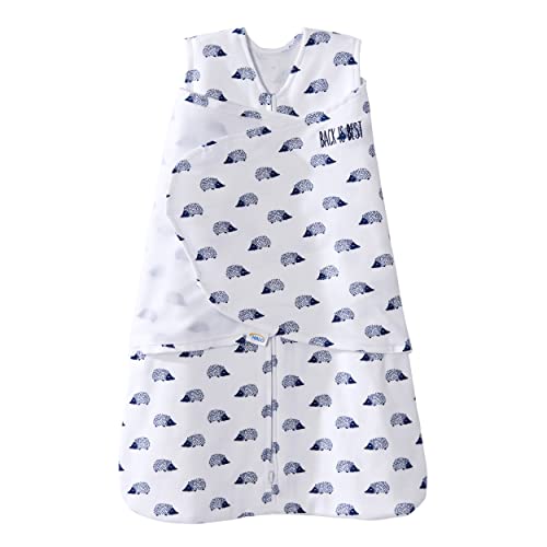 HALO SleepSack Swaddle | Cotton | 1.5 TOG | 68-75°F | 6-12 lbs |Hedgehog
