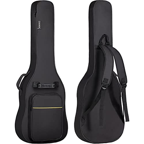 CAHAYA Electric Guitar Case 0.35in Padded Soft Gig Bag Backpack Waterproof