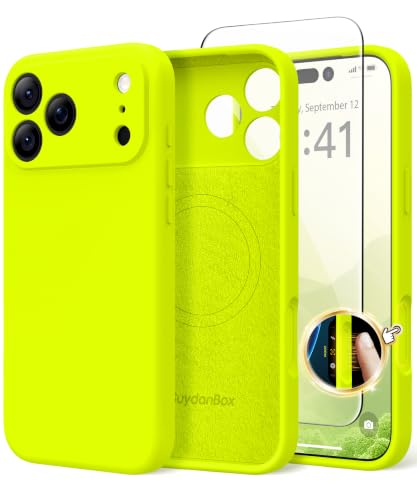 SuydanBox Magnetic for iPhone 18 Pro Max/iPhone 17 Pro Max Case Silicone
