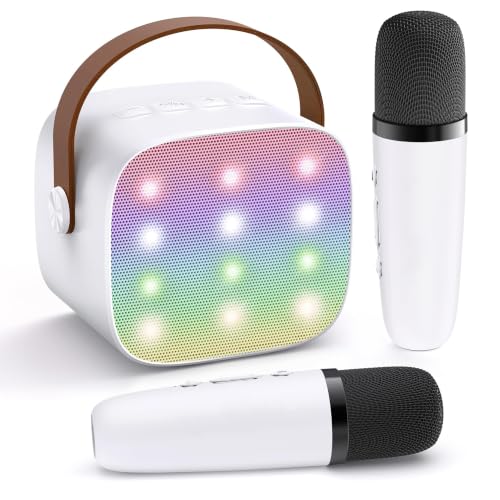 YLL Karaoke Machine for Kids Adults, Birthday Gifts for Girls Ages 4-12