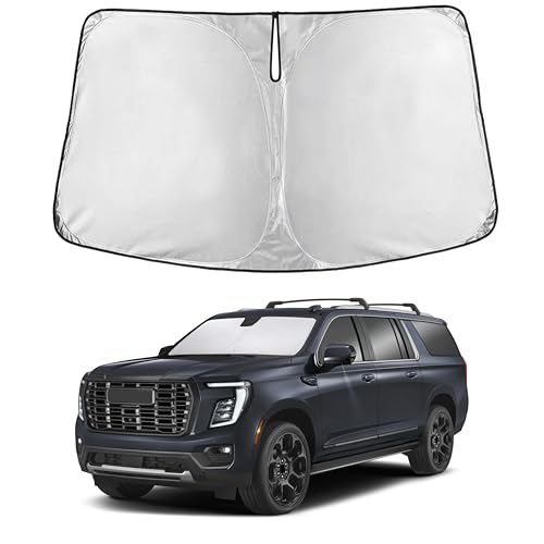 EcoNour Windshield Sunshade Compatible for GMC YukonXL 2021-2023 2024 2025