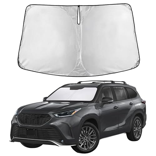 EcoNour Windshield Sunshade Compatible for Toyota Highlander 2020-2025 2026