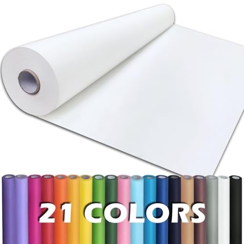 PerkHomy White Kraft Paper Roll 36" x 3,600" (300') for Gift Wrapping Bouquet Flower Art Painting Craft Writing Packaging Shi
