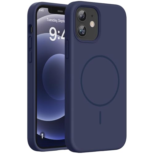 Miracase Magnetic for iPhone 12 Case/iPhone 12 Pro Case, Dark Blue