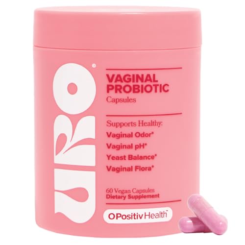 URO Vaginal Probiotics for Women Healthy Odor & pH Balance 1-Month Supply