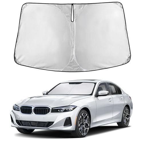 EcoNour Windshield Sunshade Compatible for BMW 3 Series 2019-2024 2025 2026