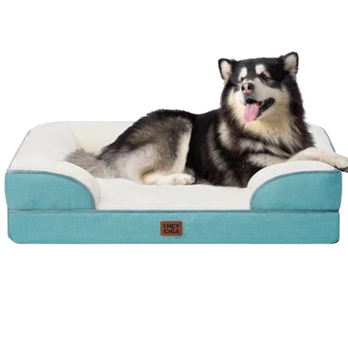 EHEYCIGA Orthopedic XXL Dog Bed, Waterproof Washable XL Big Pet Bed 48"