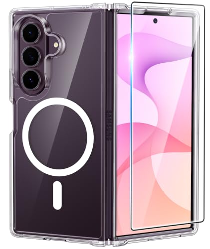 FNTCASE for Samsung Galaxy Z-Fold-8-Ultra Case Samsung Z Fold 7 Clear Case