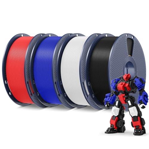 SUNLU 3D Printer Filament PLA Plus 1.75mm, 4KG Bundle