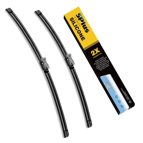 5 PLUS Premium Silicone Wiper Blades Fits Chevy Cruze 2016-2019