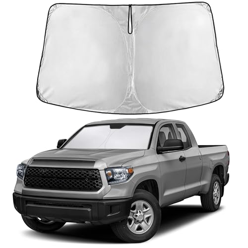 EcoNour Windshield Sun Shade Compatible for Toyota Tundra 2022–2025 2026