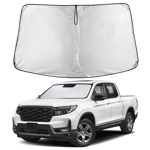 EcoNour Windshield Sun Shade Compatible for Honda Ridgeline 2017–2026