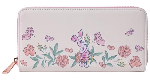 Loungefly Disney Piglet Wallet Zip Around Clutch (Pink, Piglet)
