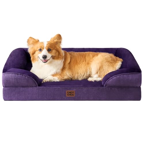 EHEYCIGA Orthopedic Dog Beds Large Sized Dog, Waterproof Washable Pet Bed