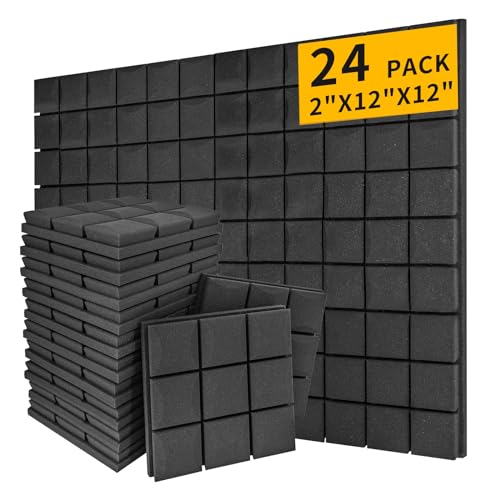 SAIQIANG Sound Proof Foam Panels for Walls, High-Density Sound Proof Panels for Walls, Acoustic Panels Sound Absorbing for No