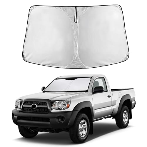 EcoNour Windshield Sunshade Compatible for Toyota Tacoma 2005-2014 2015