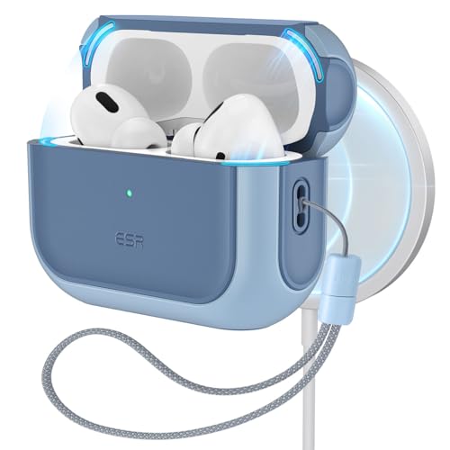 ESR for AirPods Pro 2 Case, Compatible with MagSafe, Navy Blue