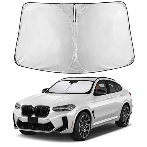 EcoNour Windshield Sunshade Compatible for BMW X4 2019-2023 2024 2025