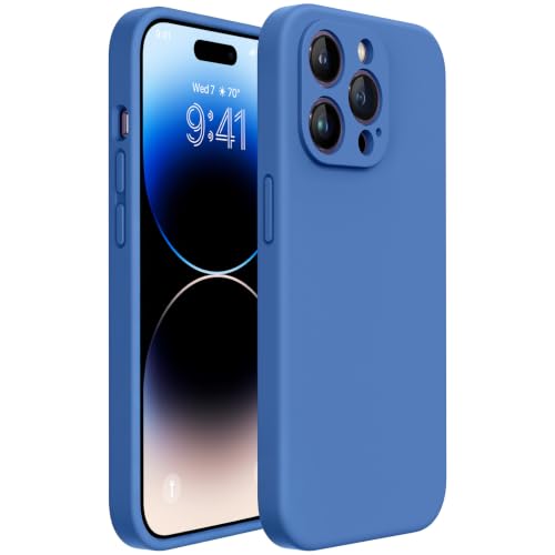 Miracase Silicone for iPhone 14 Pro Case, Sky Blue