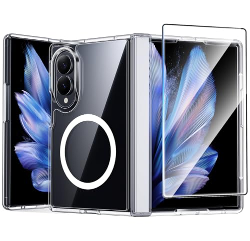 FNTCASE for Samsung Galaxy Z Fold 8 Case, Fit for Magsafe, Hinge Protection