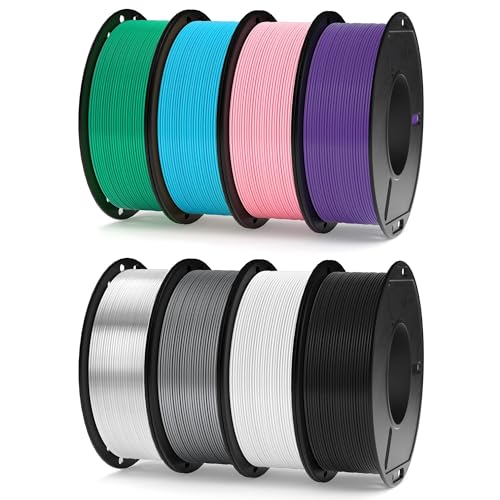 ELEGOO PLA 3D Printer Filament Bundle 1.75mm 8 Colors 250g*8