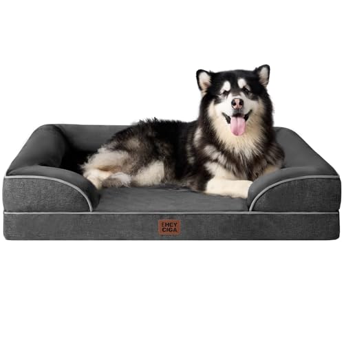EHEYCIGA Orthopedic XXL Dog Bed, Waterproof Washable XL Big Pet Bed 48"