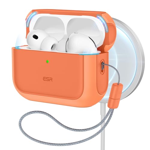 ESR for AirPods Pro 3 Case, Compatible with MagSafe, Orange