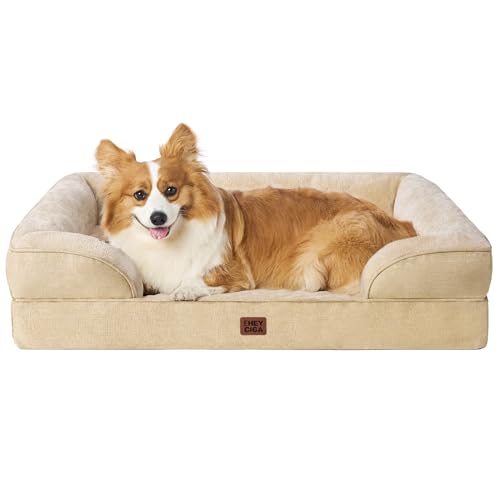 EHEYCIGA Orthopedic Dog Beds Large Sized Dog, Waterproof Washable Pet Bed