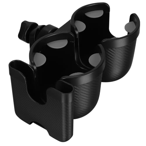 Accmor Stroller Cup Holder with Phone Holder, Bike Cup Holder, Walker Scooter Wheelchair Cup Holder Attachment, Universal Cup