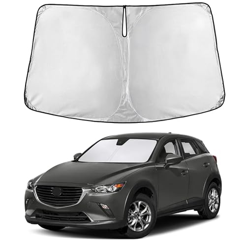 EcoNour Windshield Sunshade Compatible for Mazda CX-3 2016-2019 2020 2021